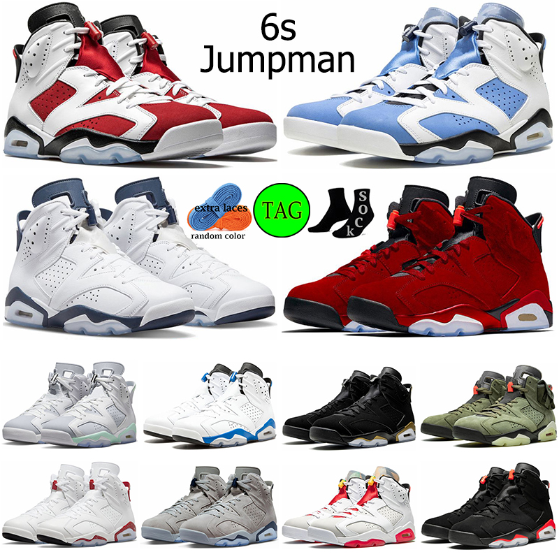 University Blue 6s Basketball Shoes Jumpman 6s Georgetown Mint Foam Toro Black Infrared UNC Red Oreo Gold Hoops Maroon Hare Cactus Jack Mens Trainers Sports Sneakers, #18 40-47
University Blue 6s Basketball Shoes Jumpman 6s Georgetown Mint Foam Toro Black Infrared UNC Red Oreo Gold Hoops Maroon Hare Cactus Jack Mens Trainers Sports Sneakers, #18 40-47