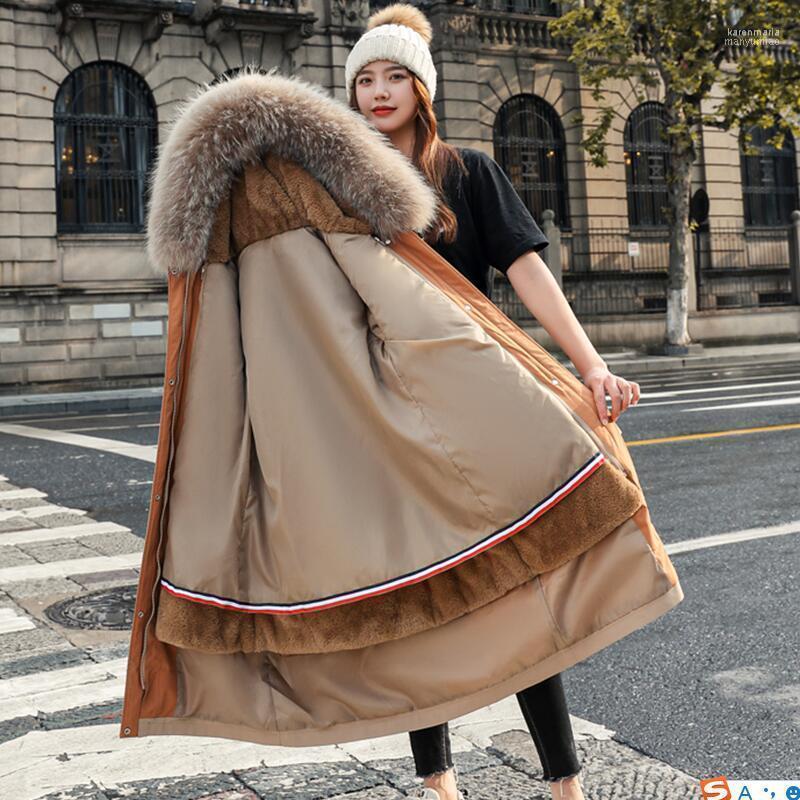 Women' Down & Parkas Fashion X-Long Large Size 3XL Parka Women Coat 2022 Winter Jacket Fur Collar Hooded Cotton Liner Female Kare22, Black
Women' Down & Parkas Fashion X-Long Large Size 3XL Parka Women Coat 2022 Winter Jacket Fur Collar Hooded Cotton Liner Female Kare22, Black