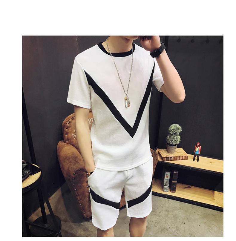 Men' Tracksuits Mens Round Neck White Summer Short Sleeve T-Shirt Shorts Leisure Beach Casual Set 2pcsMen, Black
Men' Tracksuits Mens Round Neck White Summer Short Sleeve T-Shirt Shorts Leisure Beach Casual Set 2pcsMen, Black