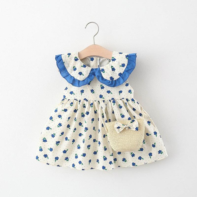 Girl's Dresses Menoea Girls 2022 Summer Baby Floral Cotton Princess Dress Sleeveless Lapel Tutu Bow Knot Diagonal Small BagGirl's, Am2083-red 
Girl's Dresses Menoea Girls 2022 Summer Baby Floral Cotton Princess Dress Sleeveless Lapel Tutu Bow Knot Diagonal Small BagGirl's, Am2083-red
