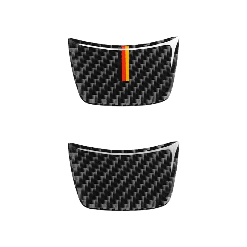 Car Carbon Fiber Steering Wheel Styling S Emblem Stickers For Audi A1 A3 A4 A5 A6 A7 2.0T Interior Modification Accessories