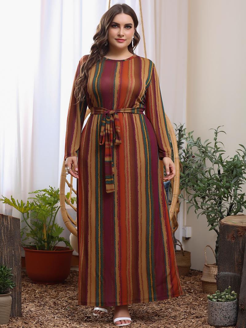 Plus Size Dresses Big And Tall Dress Women Spring Autumn Long Sleeve Striped Print Casual Loose Oversized Maxi ClothesPlus, Multi
Plus Size Dresses Big And Tall Dress Women Spring Autumn Long Sleeve Striped Print Casual Loose Oversized Maxi ClothesPlus, Multi