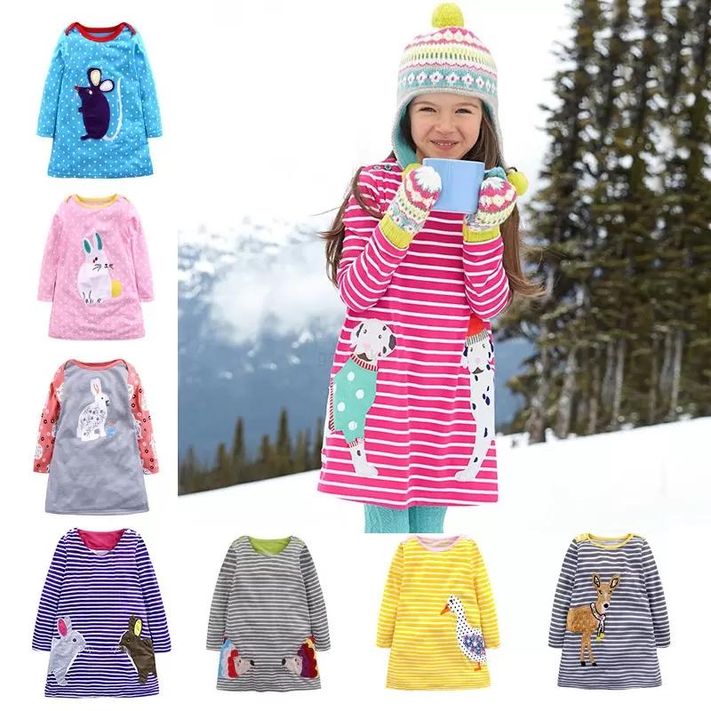 Autumn Girls Long Sleeve Skirt Stripe Polka Dot Cartoon Deer Rabbit Embroidered Appliqued Princess Dresses for Kids Boutique Clothing, Mix colors;pls message
Autumn Girls Long Sleeve Skirt Stripe Polka Dot Cartoon Deer Rabbit Embroidered Appliqued Princess Dresses for Kids Boutique Clothing, Mix colors;pls message