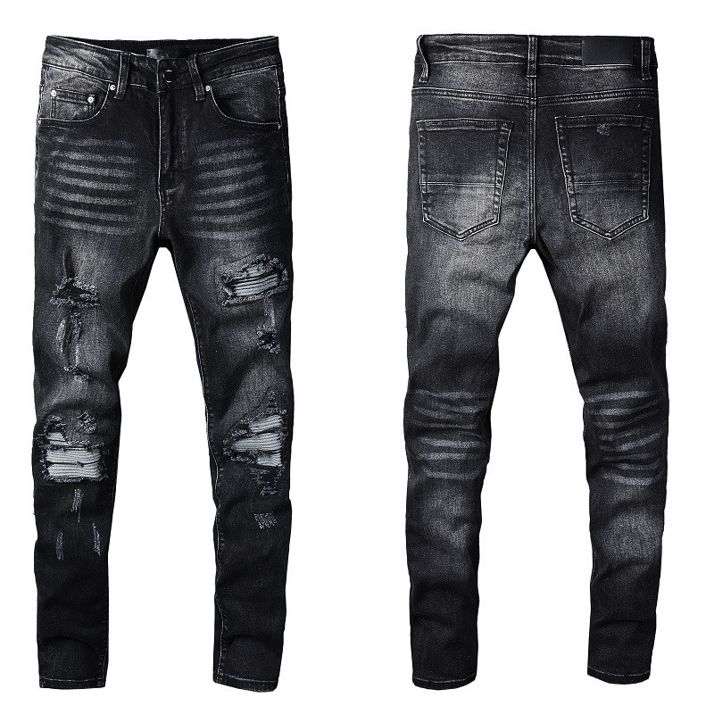 Mens Skinny Fits Ripped Jeans Black For Guys Knee With Gray Patch Slim Pants Wearing Cropped Biker Denim Stretch Distressed Motor Trendy Long Straight High Quality, 816
Mens Skinny Fits Ripped Jeans Black For Guys Knee With Gray Patch Slim Pants Wearing Cropped Biker Denim Stretch Distressed Motor Trendy Long Straight High Quality, 816