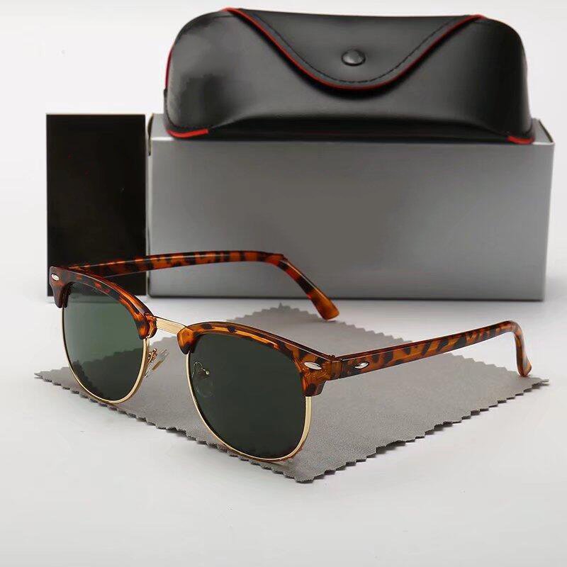 Fashion Eyewear Luxury Designer Sunglasses Men Women Square Half Frame Pilot Sun glasses Classic High Quality Lunettes De Soleil Pour Femmes With Leather Case
Fashion Eyewear Luxury Designer Sunglasses Men Women Square Half Frame Pilot Sun glasses Classic High Quality Lunettes De Soleil Pour Femmes With Leather Case
