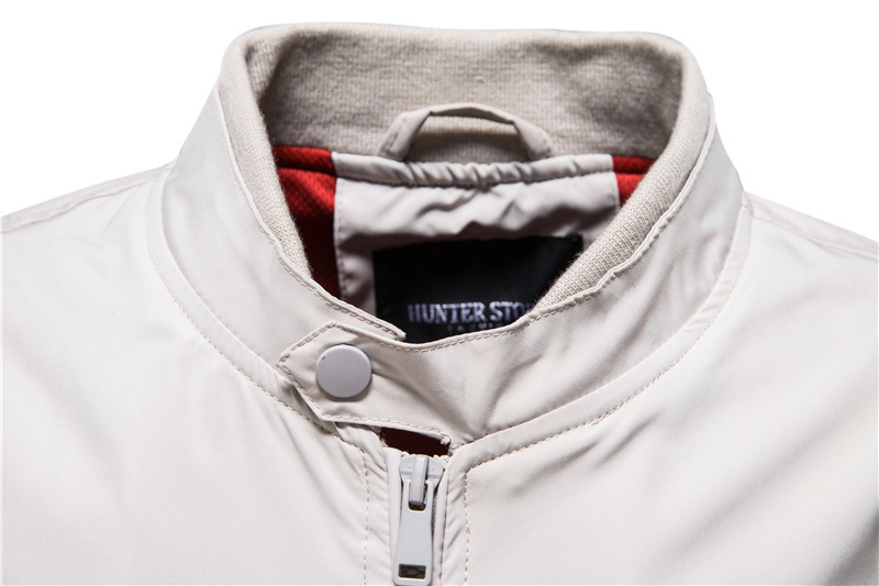 AIOPESON Solid Color Baseball Jacket Men Casual Stand Collar Bomber s Jackets Autumn High Quality Slim Fit for 220810