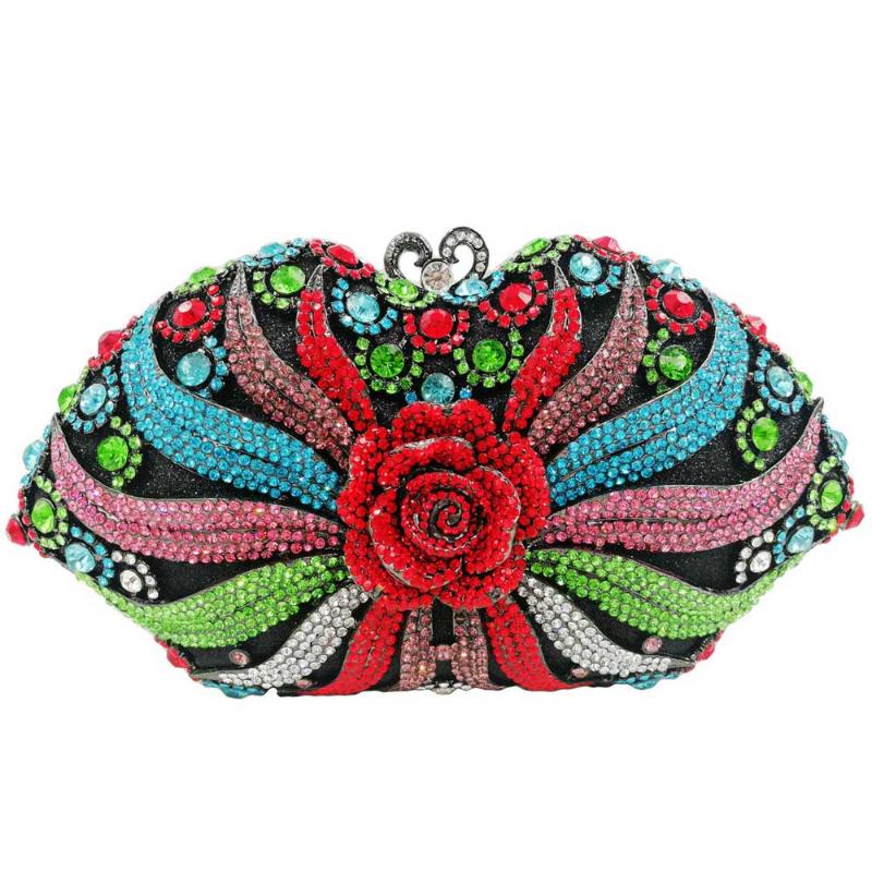 Evening Bags Luxury Flower Designer Handcraft Crystal Women Party Purse Wedding Prom Ladies Clutches Wholesale Sc986Evening, Silver
Evening Bags Luxury Flower Designer Handcraft Crystal Women Party Purse Wedding Prom Ladies Clutches Wholesale Sc986Evening, Silver