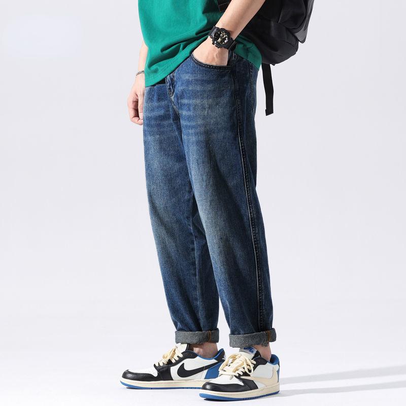 Men's Jeans Spring/Summer Straight Men Fashion Retro Casual Wide Leg Streetwear Loose Hip Hop Denim Pants Mens Trousers Z68Men's, Blue
Men's Jeans Spring/Summer Straight Men Fashion Retro Casual Wide Leg Streetwear Loose Hip Hop Denim Pants Mens Trousers Z68Men's, Blue