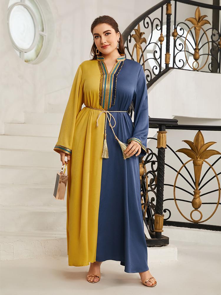 Plus Size Dresses Women Maxi Dress Elegant Large 2022 Holiday Office Long Sleeve Oversized Muslim Party Evening Festival ClothingPlus, Blue
Plus Size Dresses Women Maxi Dress Elegant Large 2022 Holiday Office Long Sleeve Oversized Muslim Party Evening Festival ClothingPlus, Blue