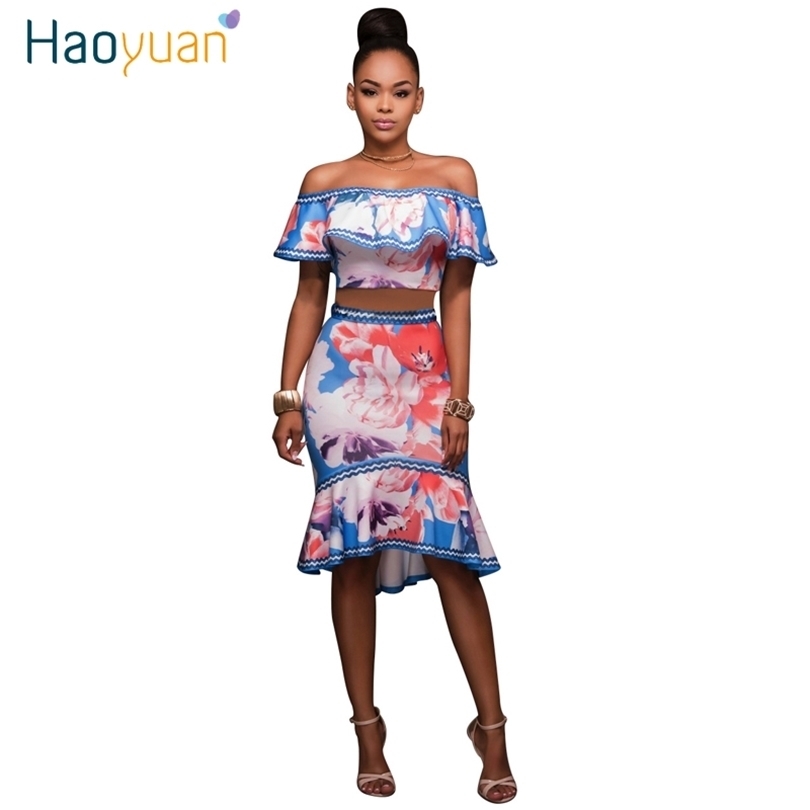 HAOYUAN 2017 Summer Off Shoulder Party Dresses Women Two Piece Dress Backless Club Wear Robe Vintage Floral Bodycon Sexy Dress q1110, Multi
HAOYUAN 2017 Summer Off Shoulder Party Dresses Women Two Piece Dress Backless Club Wear Robe Vintage Floral Bodycon Sexy Dress q1110, Multi