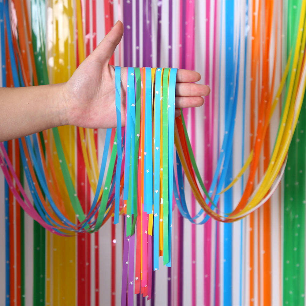 Macaron Rain Curtain Wedding Birthday Party Background Wall Decorations Stitching Color Tassel Rain Silk Background Wall Strips, As described
Macaron Rain Curtain Wedding Birthday Party Background Wall Decorations Stitching Color Tassel Rain Silk Background Wall Strips, As described