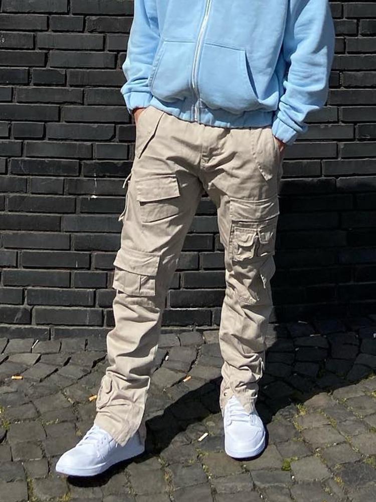 Men' Pants Trendy Cargo Men Slim Fit Straight Leg Pantalon Homme Y2K Fashion Khaki Multi Pockets Loose Split Hem Casual TrousersMen
Men' Pants Trendy Cargo Men Slim Fit Straight Leg Pantalon Homme Y2K Fashion Khaki Multi Pockets Loose Split Hem Casual TrousersMen