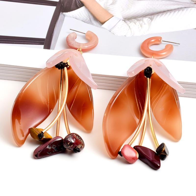 Dangle & Chandelier Arrive Statement Flower-Shaped Earring High-quality Colorful Acrylic Big Drop Earrings Fashion Jewelry Accessories For W
Dangle & Chandelier Arrive Statement Flower-Shaped Earring High-quality Colorful Acrylic Big Drop Earrings Fashion Jewelry Accessories For W