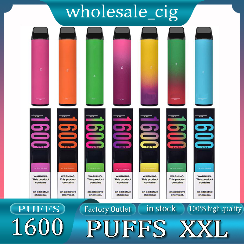 Disposable Vape Pen Puff XXL 1600 Puffs Bar E Cigarette Device With Security Codes 6.5ml 1000mAh Pre-Filled Big Vapor Kit VS bang
Disposable Vape Pen Puff XXL 1600 Puffs Bar E Cigarette Device With Security Codes 6.5ml 1000mAh Pre-Filled Big Vapor Kit VS bang