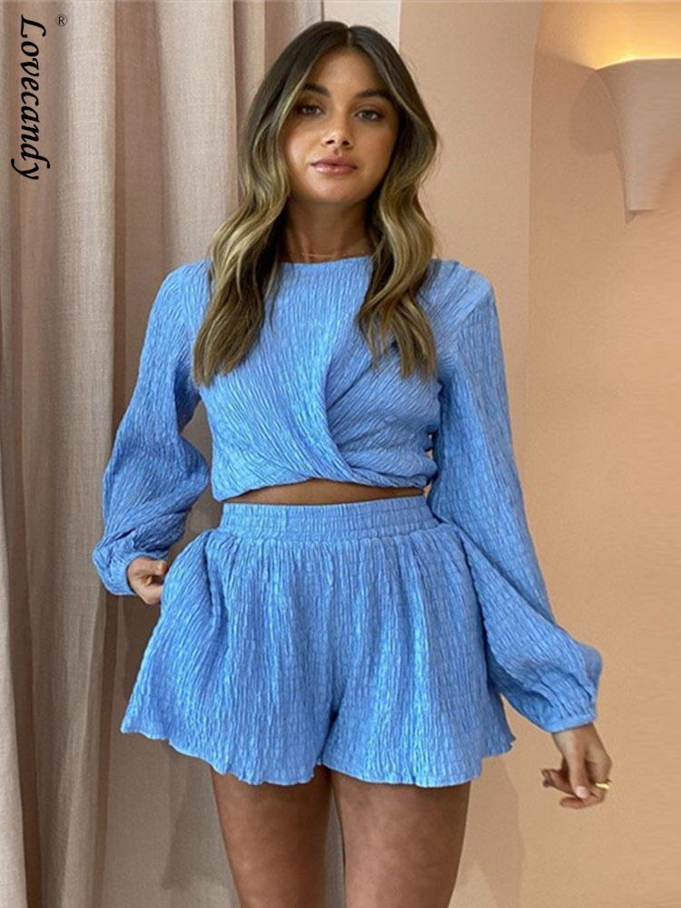 Women's Tracksuits Casual Lantern Sleeve Blouse And Ruffled Shorts Set Women Fashion Pleated Lace Up Top Two Pieces 2022 Summer OutfitsWomen, White
Women's Tracksuits Casual Lantern Sleeve Blouse And Ruffled Shorts Set Women Fashion Pleated Lace Up Top Two Pieces 2022 Summer OutfitsWomen, White