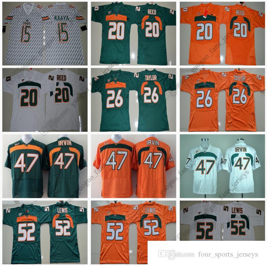 NCAA Miami Hurricanes Football Jersey Kaaya Ed Reed Sean Taylor Michael Irvin Ray Brad Lewis Orange White High Quality Jersey Size --XXL 121, As picture
NCAA Miami Hurricanes Football Jersey Kaaya Ed Reed Sean Taylor Michael Irvin Ray Brad Lewis Orange White High Quality Jersey Size --XXL 121, As picture