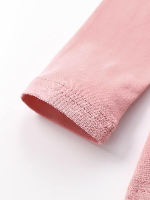 Toddler Girls Leopard And Heart Print Tee With Pants SHE