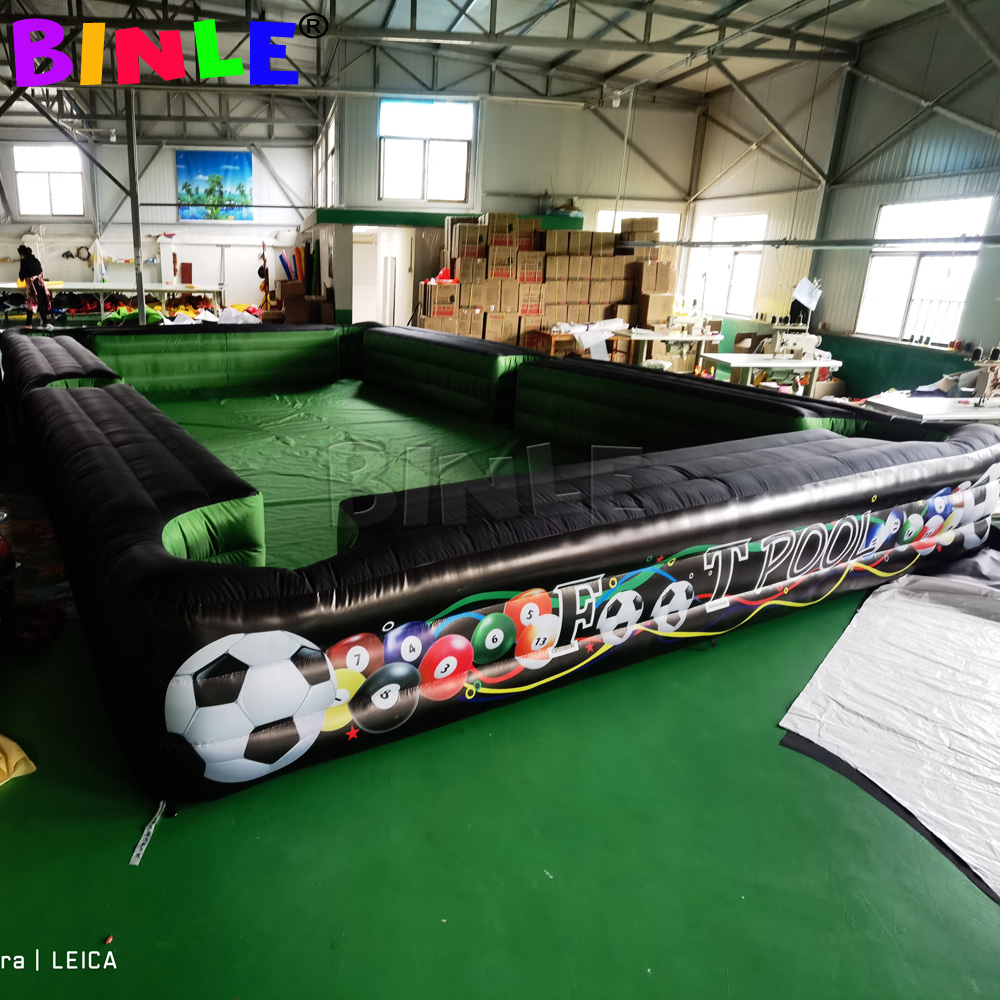 Hot Selling Human Inflatable Snooker Football/Soccer Table Pool Portable Snookball Funny Indoor Outdoor Sport Games
