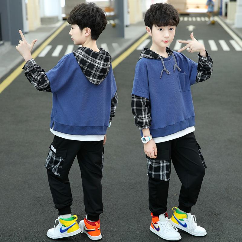 Clothing Sets Children's Boys' Autumn Suits 2022 Middle-aged Spring And Western Style Two-piece Korean Version TideClothing, Photo color1
Clothing Sets Children's Boys' Autumn Suits 2022 Middle-aged Spring And Western Style Two-piece Korean Version TideClothing, Photo color1