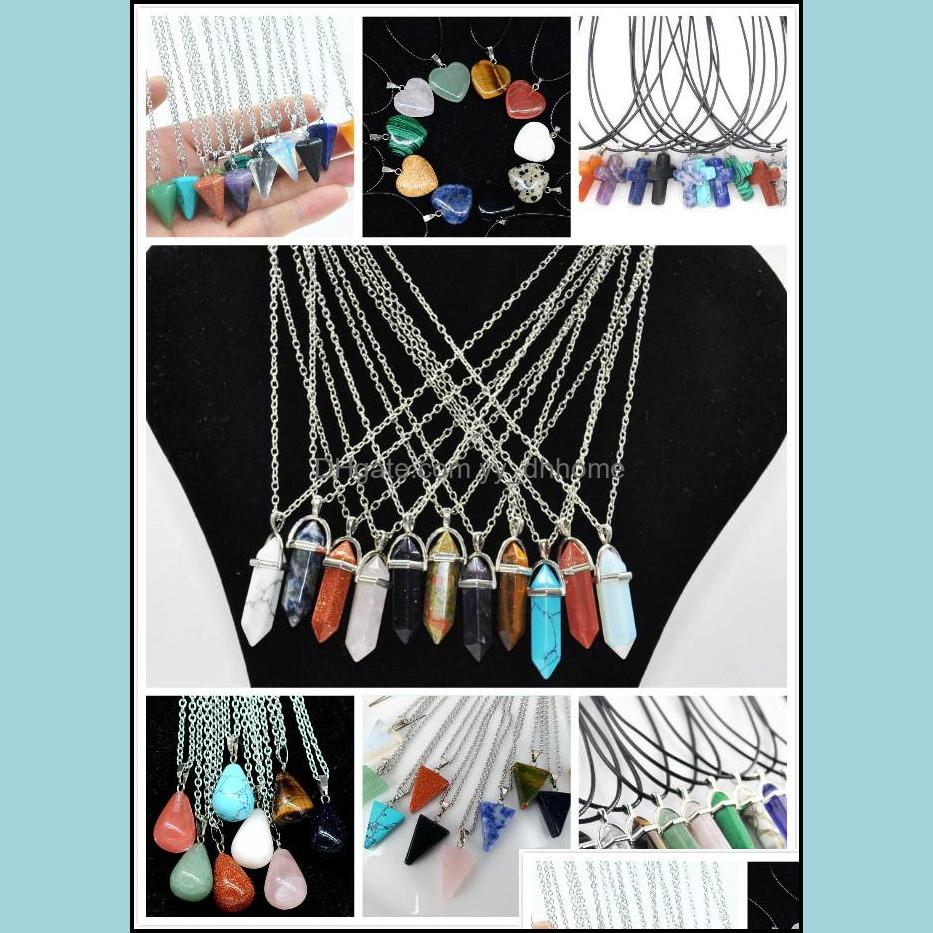 Pendant Necklaces Pendants Jewelry Necklace Gold Chain Sier Stainless Steel Natural Stone Statement Chokers Rose Quartz Healing Crystals D
Pendant Necklaces Pendants Jewelry Necklace Gold Chain Sier Stainless Steel Natural Stone Statement Chokers Rose Quartz Healing Crystals D