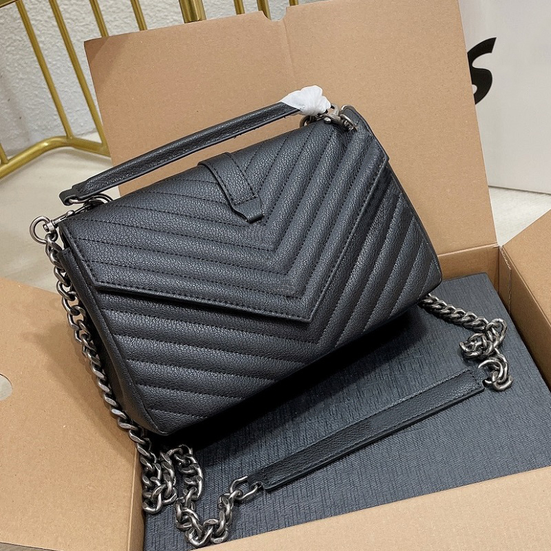 Fashion Womens Shoulder Bag Classic Leather Design Messenger Bag 24cm High Quality Handbag, Dust bag
Fashion Womens Shoulder Bag Classic Leather Design Messenger Bag 24cm High Quality Handbag, Dust bag