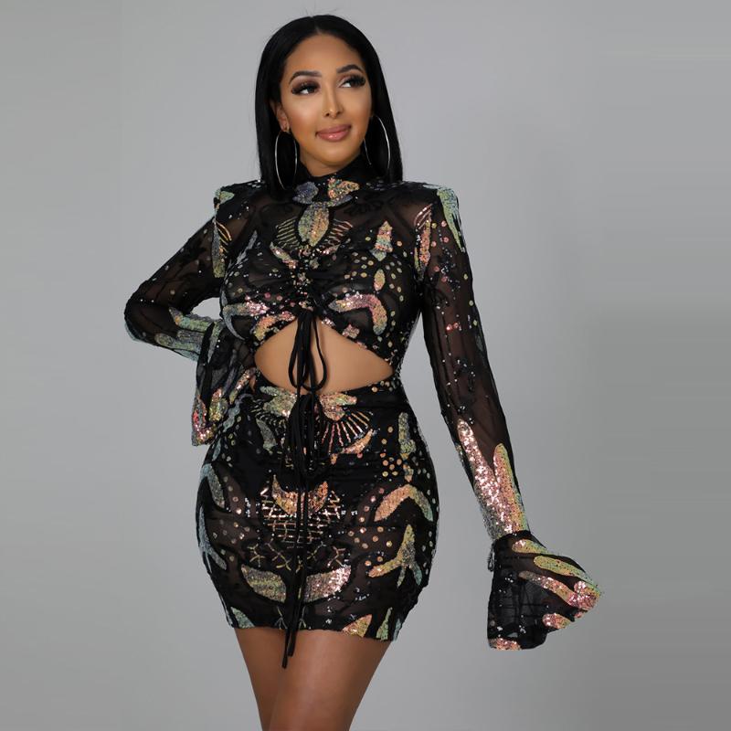 Casual Dresses 2022 Ladies Fashion Sexy Hollow Out Bandage Horn Cuff Hip Bead Round Neck Nightclub DressCasual, Black
Casual Dresses 2022 Ladies Fashion Sexy Hollow Out Bandage Horn Cuff Hip Bead Round Neck Nightclub DressCasual, Black