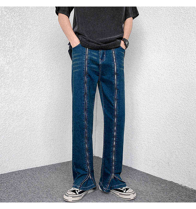 2022 Casual Men Jeans Slim Fit Hip Hop Denim Jeans High Quality men's spring autumn korean style zipper jeans T220726, Blue
2022 Casual Men Jeans Slim Fit Hip Hop Denim Jeans High Quality men's spring autumn korean style zipper jeans T220726, Blue