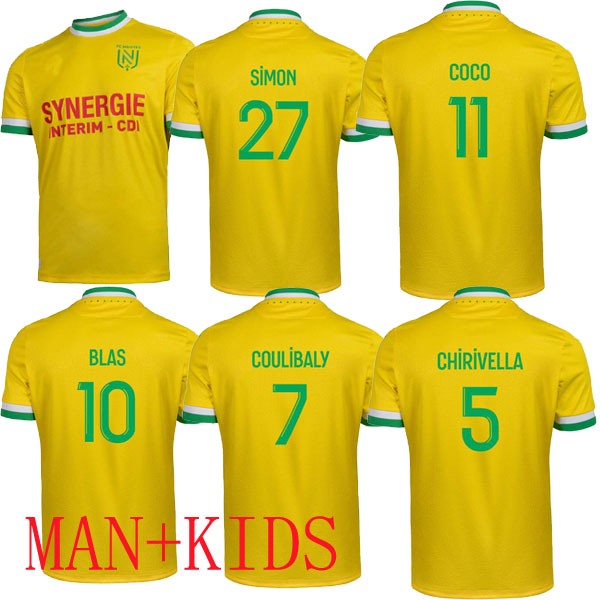2022 Maillots FC Nantes Etoile soccer jerseys 22 23 HOME SISSOKO 17 GIROTTO COULIBALY BLAS KOLO MUANI SIMON football shirt men kids maillot de foot jersey shirt, Home man 1
2022 Maillots FC Nantes Etoile soccer jerseys 22 23 HOME SISSOKO 17 GIROTTO COULIBALY BLAS KOLO MUANI SIMON football shirt men kids maillot de foot jersey shirt, Home man 1