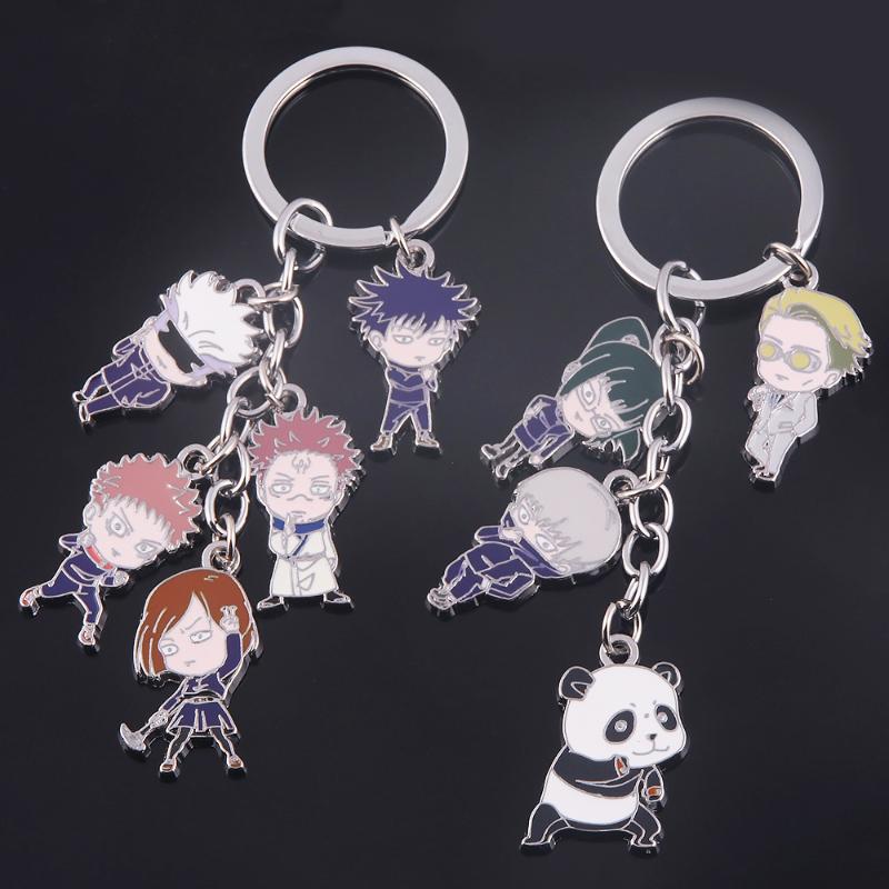 Keychains Anime Jujutsu Kaisen Keychain Gojo Satoru Yuji Itadori Fushiguro Megumi Kugisaki Nobara Toge Inumaki Panda Figure Keyring GiftKeyc
Keychains Anime Jujutsu Kaisen Keychain Gojo Satoru Yuji Itadori Fushiguro Megumi Kugisaki Nobara Toge Inumaki Panda Figure Keyring GiftKeyc