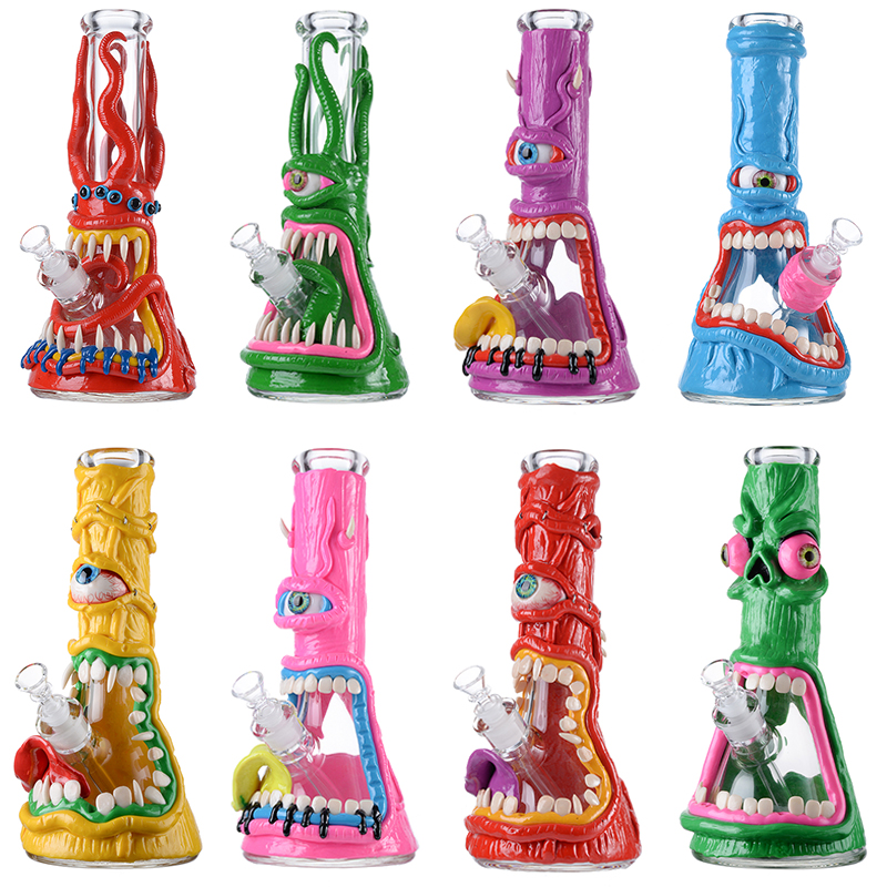 Halloween Style Big Hookahs Glass Beaker Bongs 7mm Thick Bong Octopus Colorful Eyes Teeth Water Pipes 18mm Joint Oil Dab Rigs Diffused Downstem Bowl
Halloween Style Big Hookahs Glass Beaker Bongs 7mm Thick Bong Octopus Colorful Eyes Teeth Water Pipes 18mm Joint Oil Dab Rigs Diffused Downstem Bowl
