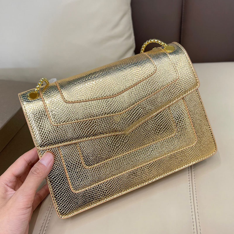 Snakehead Bag Crossbody Handbag Gold Chain Bags Women Handbags Purse Flap Wallet Genuine Leather Internal Compartment High Quality Pocket
Snakehead Bag Crossbody Handbag Gold Chain Bags Women Handbags Purse Flap Wallet Genuine Leather Internal Compartment High Quality Pocket