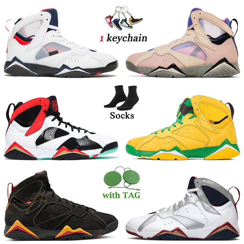 Top Quality Women Mens Jumpman 7 Citrus 7s Basketball Shoes Jorden7s Sneakers PSGs Sapphire Oregon Ducks Black Patent White Green Bordeaux Outdoor Sports Trainers, C17 black green 40-45
Top Quality Women Mens Jumpman 7 Citrus 7s Basketball Shoes Jorden7s Sneakers PSGs Sapphire Oregon Ducks Black Patent White Green Bordeaux Outdoor Sports Trainers, C17 black green 40-45