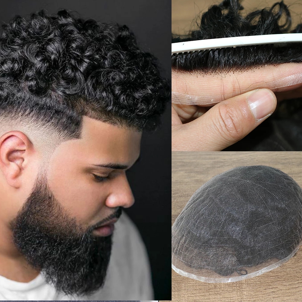 20mm Curly Men Toupee Swiss Full Lace Base Male Hair Prothesis 100% Human Hair Men's Wig Breathable Replacement Systems Wigs
20mm Curly Men Toupee Swiss Full Lace Base Male Hair Prothesis 100% Human Hair Men's Wig Breathable Replacement Systems Wigs