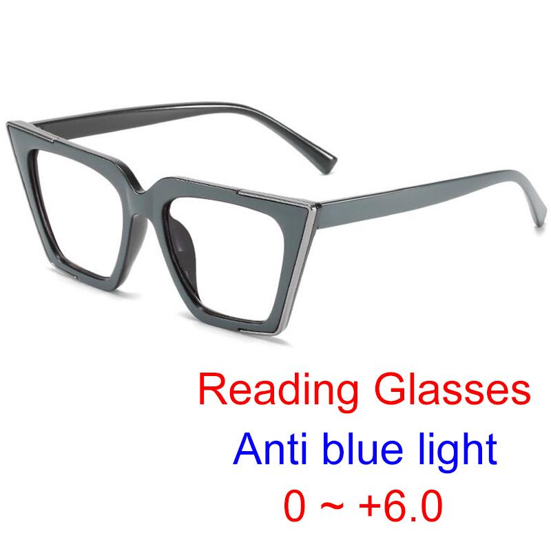 Sunglasses High-Grade Grey Eyeglasses Anti Blue Light Reading Glasses For Women Cat Eye Magnifier Eyewear Presbyopic 150 200 250Sunglasses
Sunglasses High-Grade Grey Eyeglasses Anti Blue Light Reading Glasses For Women Cat Eye Magnifier Eyewear Presbyopic 150 200 250Sunglasses