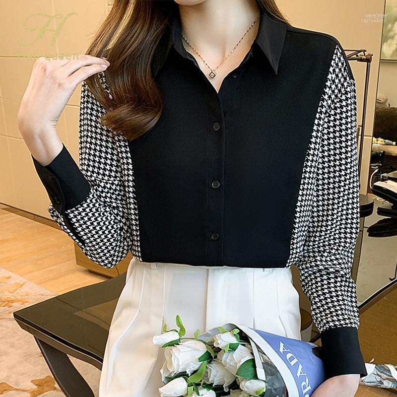 Women' Blouses & Shirts H Han Queen Fashion Color Matching Design Shirt Women Blouse Vintage Work Casual Tops Chiffon Loose Business Vere22, Photo
Women' Blouses & Shirts H Han Queen Fashion Color Matching Design Shirt Women Blouse Vintage Work Casual Tops Chiffon Loose Business Vere22, Photo