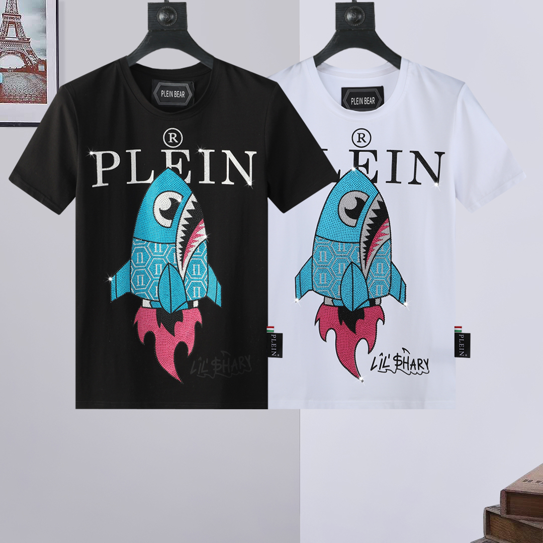 PLEIN BEAR Men's T-SHIRTS ROUND NECK SS SKULL Rhinestone Men T-shirt Classical High Quality Hip Hop Streetwear Tshirt Casual Top Tees PB 16660, White
PLEIN BEAR Men's T-SHIRTS ROUND NECK SS SKULL Rhinestone Men T-shirt Classical High Quality Hip Hop Streetwear Tshirt Casual Top Tees PB 16660, White