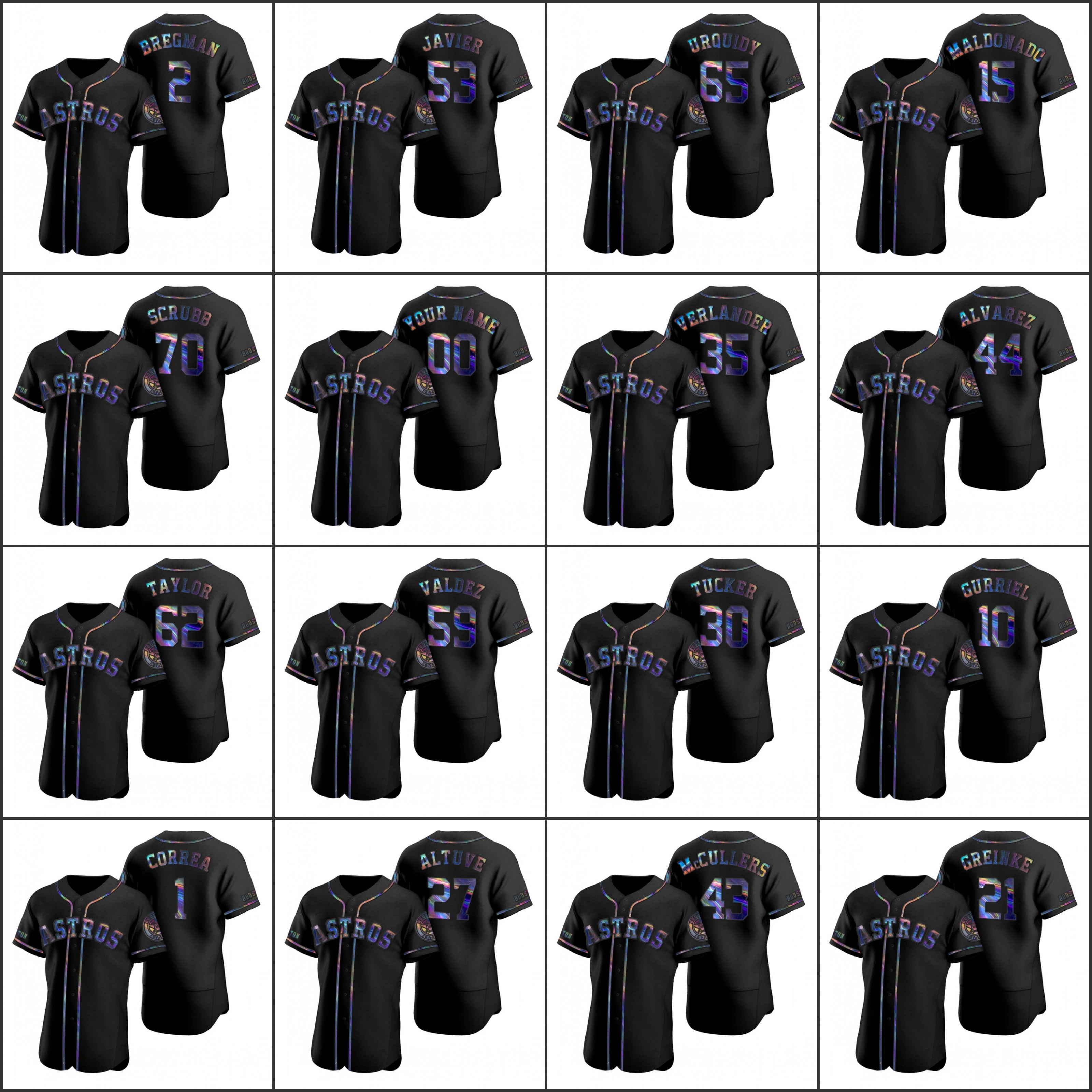 Houston''Astros''Men Women Youth Zack Greinke Carlos Correa Jose Altuve Alex Bregman Custom Black Authentic Holographic Golden Edition Jersey
Houston''Astros''Men Women Youth Zack Greinke Carlos Correa Jose Altuve Alex Bregman Custom Black Authentic Holographic Golden Edition Jersey