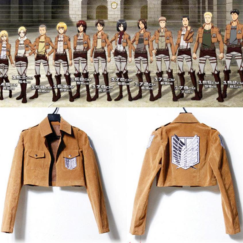 Attack on Titan Cosplay Mikasa Ackerman Jackets Coats Top Anime Cosplay Costume287b
Attack on Titan Cosplay Mikasa Ackerman Jackets Coats Top Anime Cosplay Costume287b