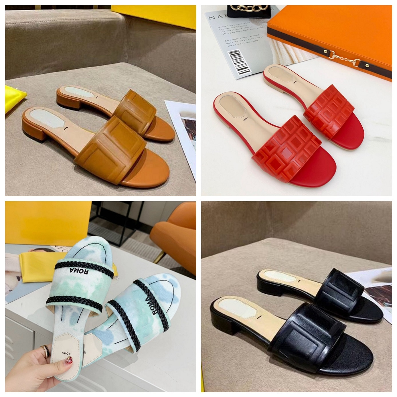 Italy Designer Slipper Luxury Women Sandal Brand Slide Men Slippers Flat Bottom Flip Flop Design Sneakers Leather Sandals by shoebrand S83 08, #30 box
Italy Designer Slipper Luxury Women Sandal Brand Slide Men Slippers Flat Bottom Flip Flop Design Sneakers Leather Sandals by shoebrand S83 08, #30 box