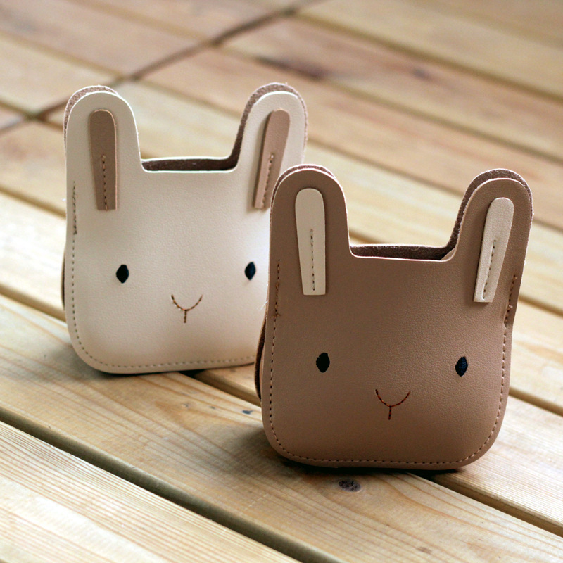 Tas Bayi Kelinci Kartun Kulit Pu Kurir Selempang Anak Beruang Hewan Lucu Bahu Koin Perempuan 220611