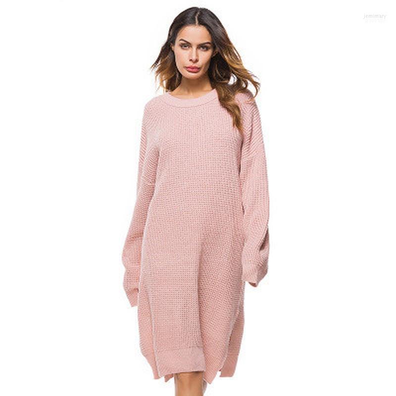 Women's Sweaters 2022 Autumn And Winter Knitted Dress Women Loose Pullover Large Size Long Sleeve Single Color Jumpers Warm Sweater For Jemi, Pink one
Women's Sweaters 2022 Autumn And Winter Knitted Dress Women Loose Pullover Large Size Long Sleeve Single Color Jumpers Warm Sweater For Jemi, Pink one