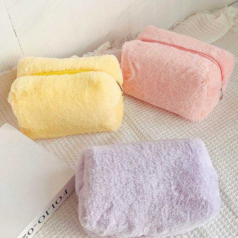 Cosmetic Bags & Cases Pc Solid Color Plush Makeup Bag For Women Soft Travel Organizer Case Cute Lady Make Up NecessariesCosmetic, Pink
Cosmetic Bags & Cases Pc Solid Color Plush Makeup Bag For Women Soft Travel Organizer Case Cute Lady Make Up NecessariesCosmetic, Pink