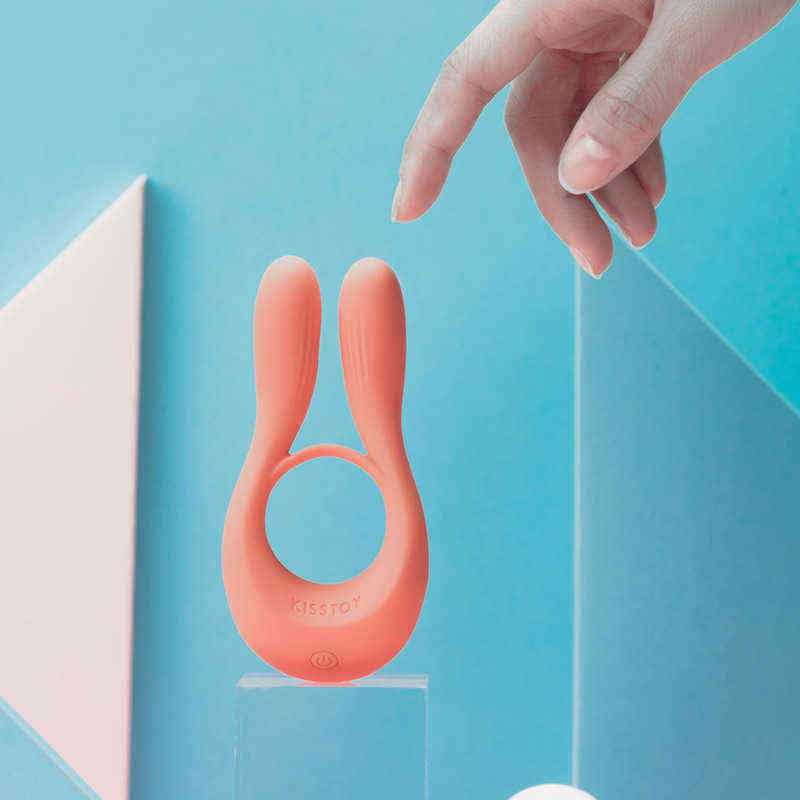 NXY Vibrators Wow yes Eurasia kiss Toy New Martin lock ring husband and wife shock silicone fun products set 0318