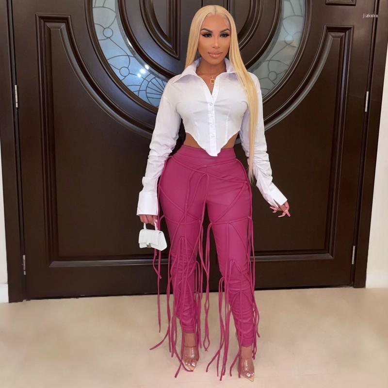 Women' Two Piece Pants VBPB 2022 Shirt Set High-end Young Sexy Club Full Sleeve High Waist Tassel Long Slim Women 2, Pink
Women' Two Piece Pants VBPB 2022 Shirt Set High-end Young Sexy Club Full Sleeve High Waist Tassel Long Slim Women 2, Pink