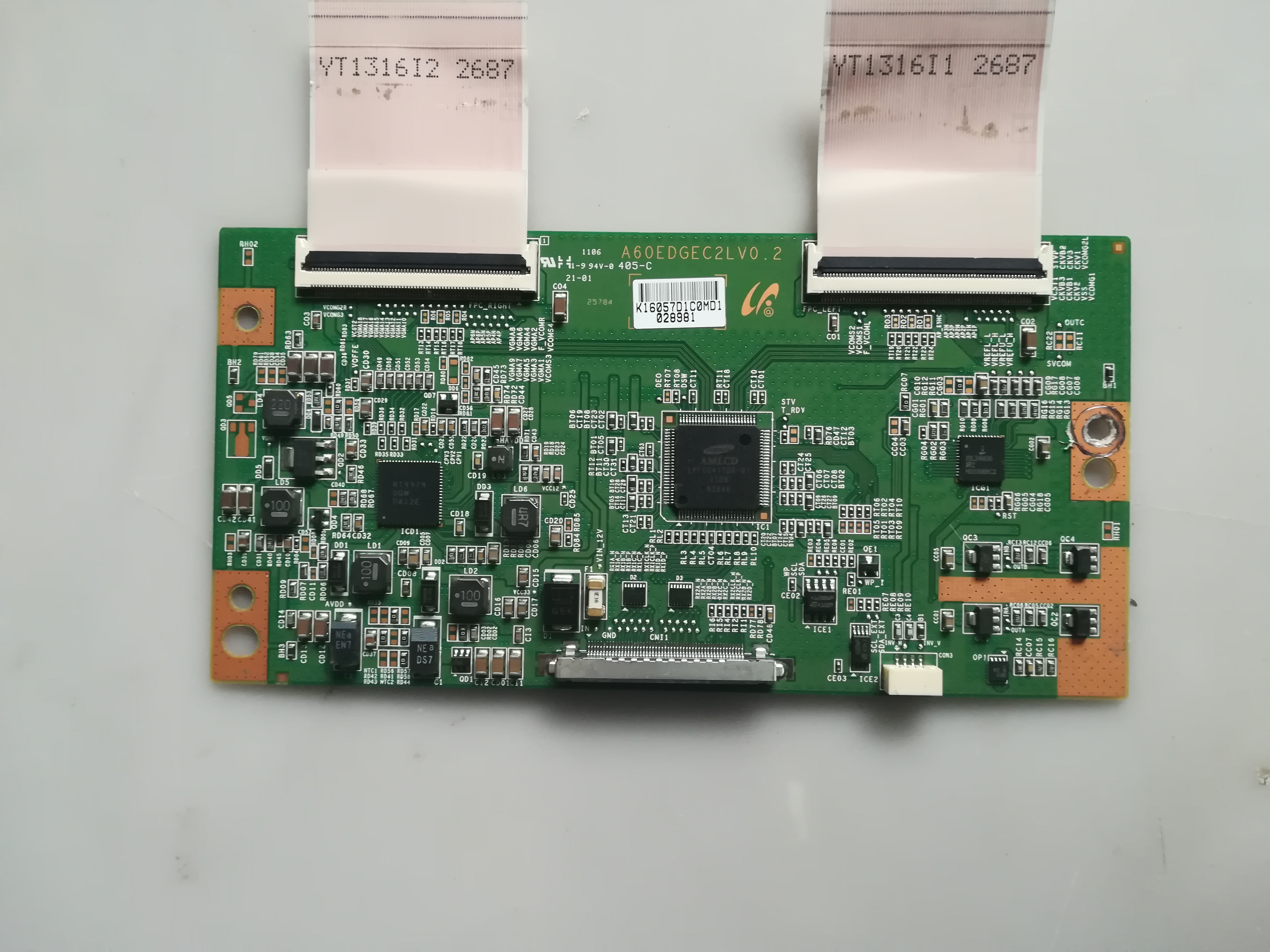 A60EDGEC2LV0.2 t con board for TCL L46E5300A LED461S95N LED46MS92DC L46P21FBD electronic circuit logic board KLV-46EX430 LED46K01P 46K21\K28P TPT460H1