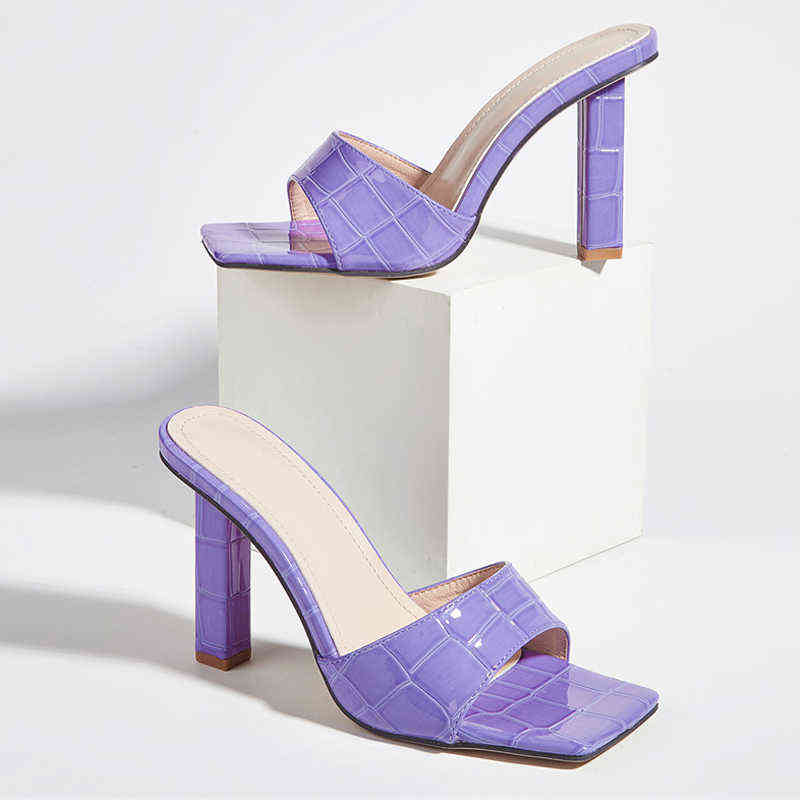 Elegant Purple High Heels Slippers for Women Ladies Fashion Snake Print Leather Square Toe Sandals Summer Party Shoes Slides 220530
Elegant Purple High Heels Slippers for Women Ladies Fashion Snake Print Leather Square Toe Sandals Summer Party Shoes Slides 220530