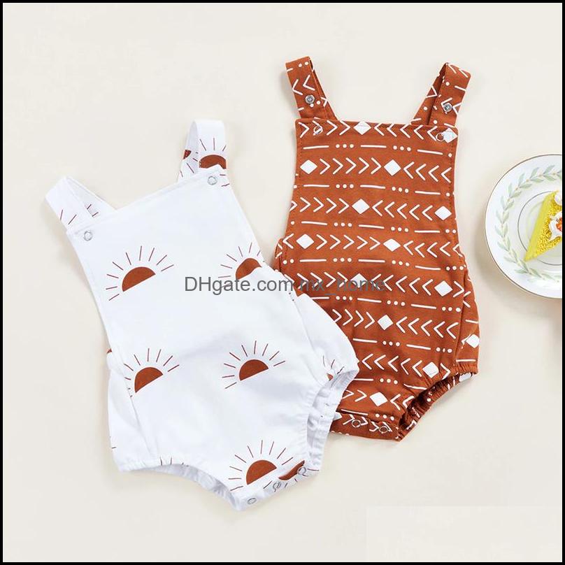 Rompers JumpsuitsRompers Baby Kids Clothing Baby Maternity Girls Boys Geometric Sun Print Romper Infant Toddle Dhqep, White 
Rompers JumpsuitsRompers Baby Kids Clothing Baby Maternity Girls Boys Geometric Sun Print Romper Infant Toddle Dhqep, White