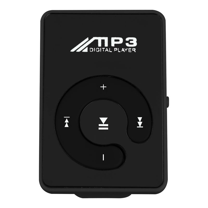 Mini Mirror Clip USB Mp3 Music Player Student Sports Running Music Walkman Ultra Thin TF Card Loudspeaker Function MP3Player