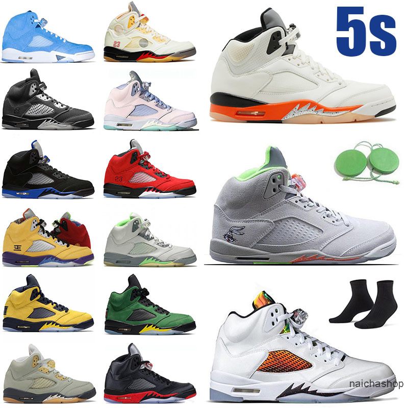 Jumpman 5 basketball shoes 5s men designer sneakers Helmet Jade Horizon Racer Blue Hare mens womens trainers Shattered Backboard Paris, Unc 40-47
Jumpman 5 basketball shoes 5s men designer sneakers Helmet Jade Horizon Racer Blue Hare mens womens trainers Shattered Backboard Paris, Unc 40-47