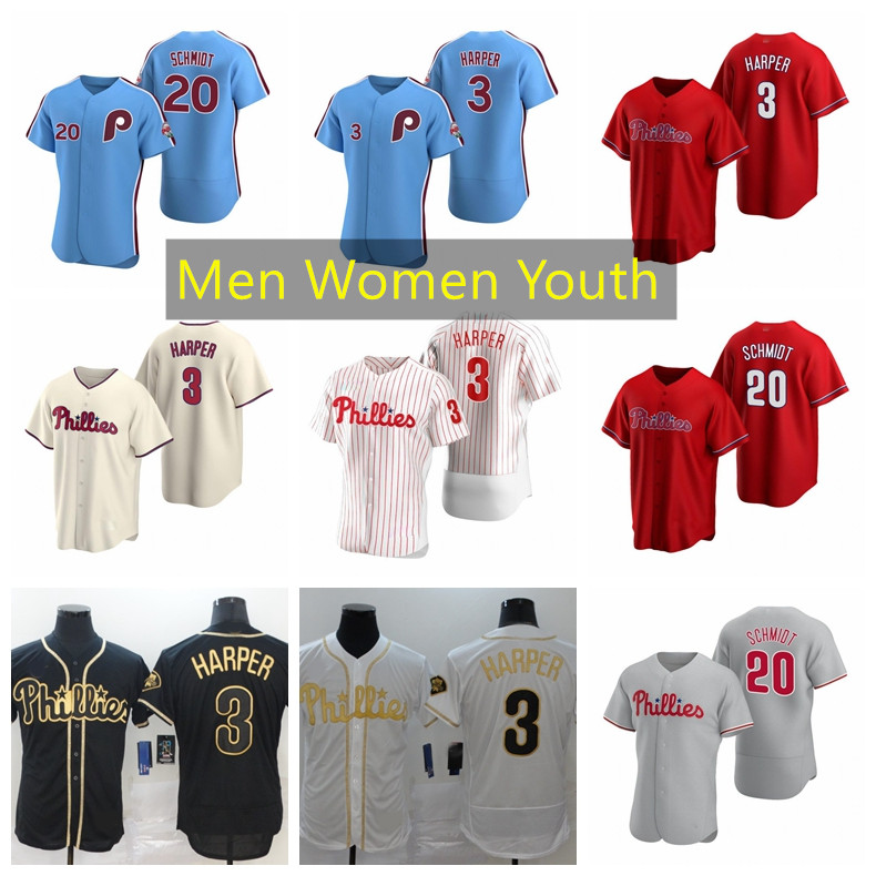 Baseball Jerseys 3 Bryce''Harper 20 Mike''Schmidt men women youth Philadelphia''Phillies''Jersey 525, Nik logo
Baseball Jerseys 3 Bryce''Harper 20 Mike''Schmidt men women youth Philadelphia''Phillies''Jersey 525, Nik logo